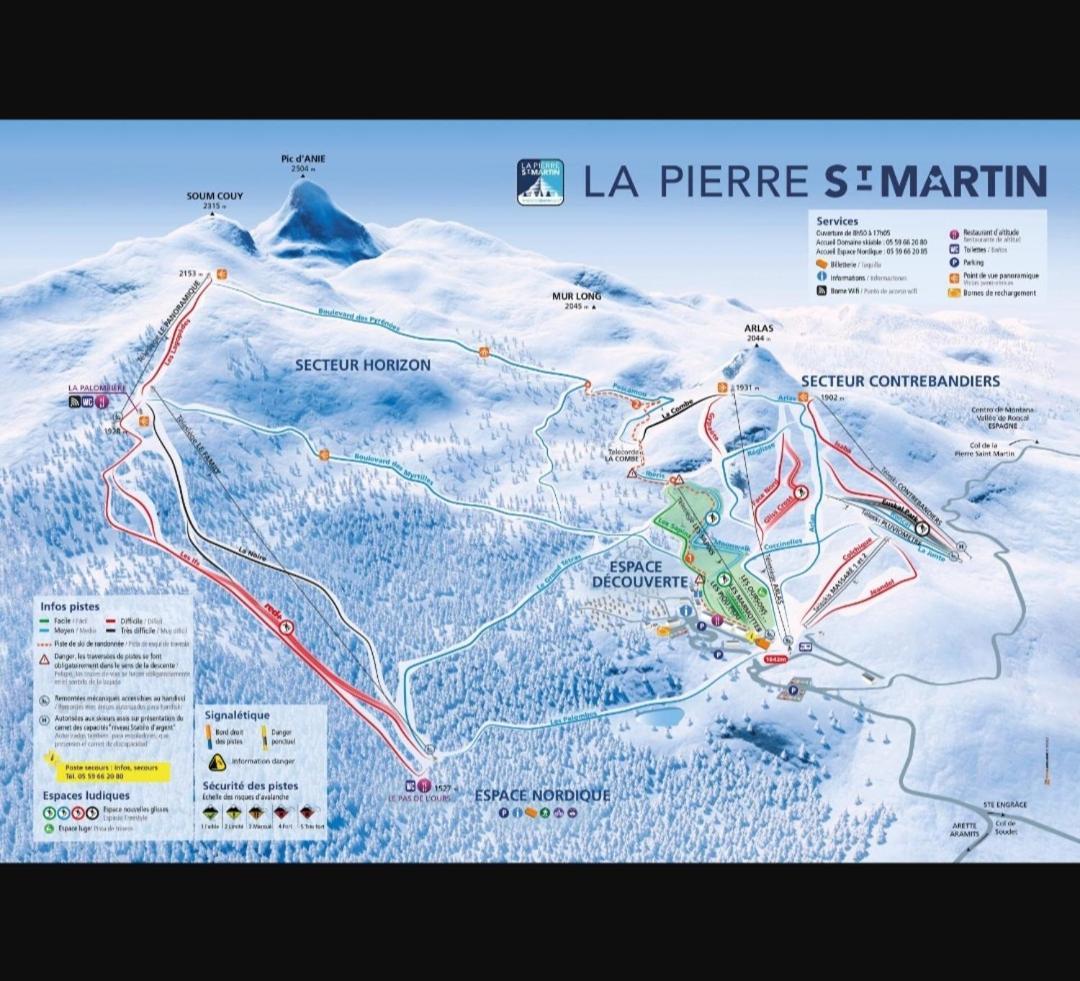 Apartamento Aunamendi Pyrenees La Pierre Saint-Martin Exterior foto